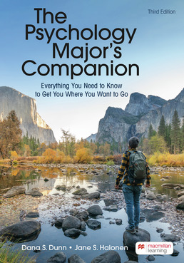 The Psychology Major's Companion (3rd Edition) - 9781319334765