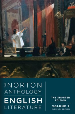 The Norton Anthology of English Literature, Volume 2 Shorter (11th Edition) - 9781324062981