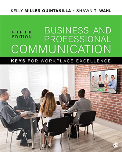 Business and Professional Communication: KEYS for Workplace Excellence (5th Edition) - 9781071825266