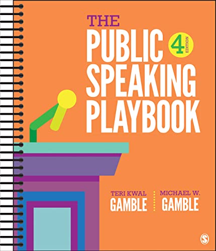 The Public Speaking Playbook (4th Edition) - 9781071854488