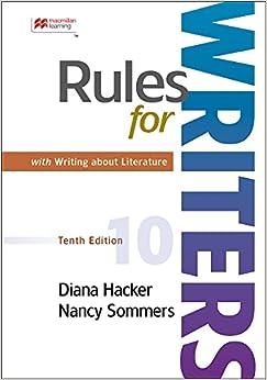 Rules for Writers with Writing about Literature (Tabbed Version) (10th Edition) - 9781319393014