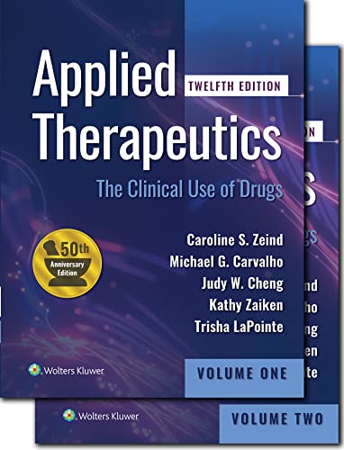 Applied Therapeutics: The Clinical Use of Drugs (Koda Kimble and Youngs Applied Therapeutics) (12th Edition) - 9781975167097