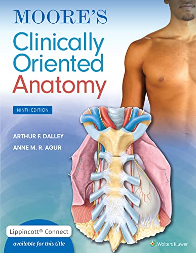 Moore's Clinically Oriented Anatomy (Lippincott Connect) (9th Edition) - 9781975209544