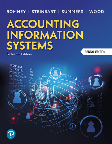 Accounting Information Systems (16th Edition) - 9780138099497