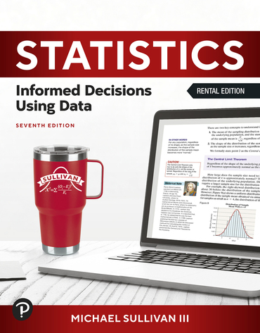 Statistics: Informed Decisions Using Data (7th Edition) - 9780138253332