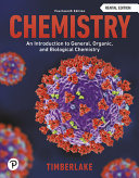 Chemistry: An Introduction to General, Organic, and Biological Chemistry (14th Edition) - 9780138201869