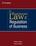 Business Law and the Regulation of Business (14th Edition) - 9780357987650