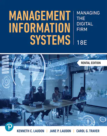 Management Information Systems: Managing the Digital Firm (18th Edition) - 9780138344245